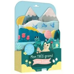 Mon Très Grand Livre En Tissu - Illustré Par Michelle Carlslund - Livre D'éveil Géant En Tissu Bébé 3 Mois Et +