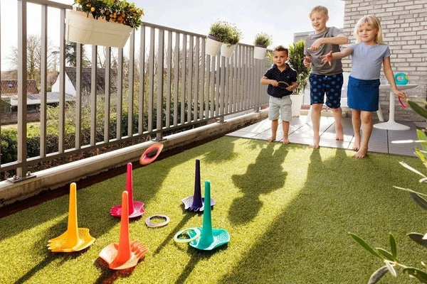 Quut Jeu De Plage 3 En 1: Pelle, Râteau, Tamis - Triplet Jaune – Image 4