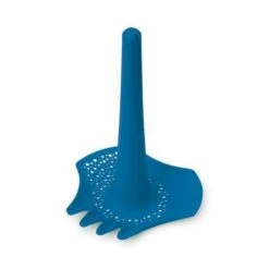 Quut Jeu De Plage 3 En 1: Pelle, Râteau, Tamis - Triplet Bleu Intense