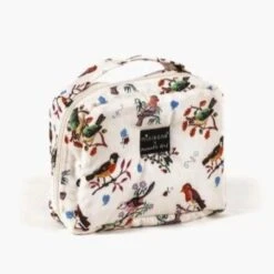 Valisette En Coton Motif Little Birds - Collab Nathalie Lété - Accessoire Pour Poupée Et Poupon