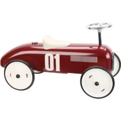 Vilac Porteur Voiture Vintage Bordeaux - Pour Enfants De 18 Mois Et +