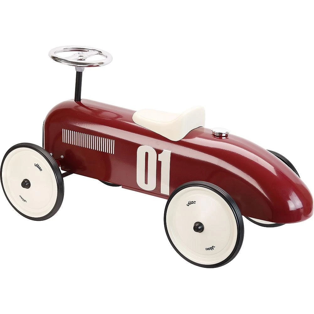 Vilac Porteur Voiture Vintage Bordeaux - Pour Enfants De 18 Mois Et + – Image 2